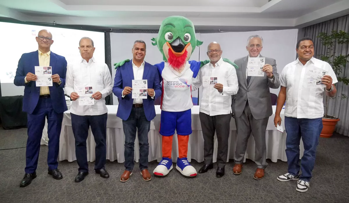 INPOSDOM y Comité Organizador presentan emisión postal oficial dedicada a los Juegos Centroamericanos y del Caribe Santo Domingo 2026